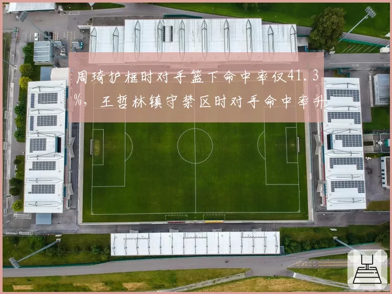 周琦护框时对手篮下命中率仅41.3%,王哲林镇守禁区时对手命中率升至58.7%